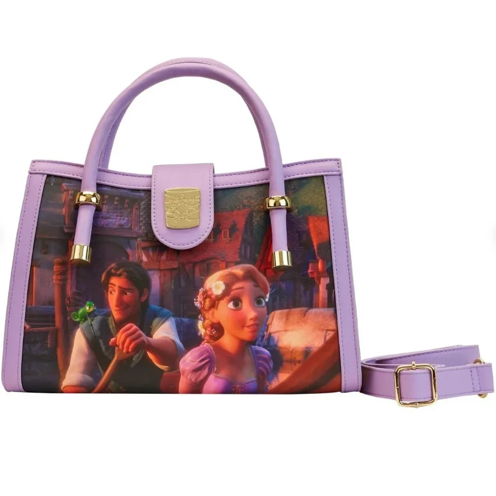 Loungefly Disney Rapunzel Princess Scene Crossbody Bag - Picture 9 of 14